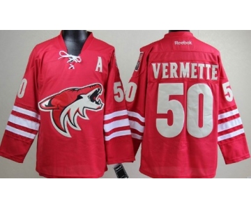 Phoenix Coyotes #50 Antoine Vermette Red Jersey