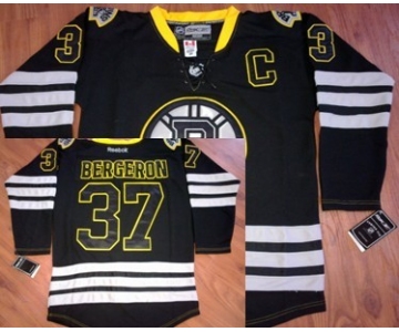 Boston Bruins #37 Patrice Bergeron 2012 Blacke Ice Jersey