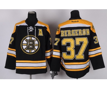 Boston Bruins #37 Patrice Bergeron Black Jersey