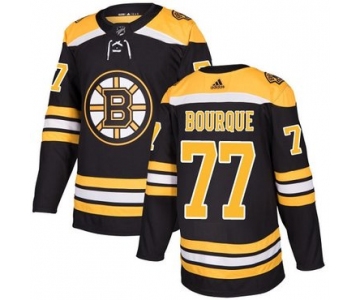 Adidas Bruins #77 Ray Bourque Black Home Authentic Youth Stitched NHL Jersey