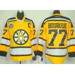 Boston Bruins #77 Ray Bourque Yellow Jersey