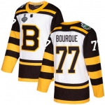 Men's Boston Bruins #77 Ray Bourque White Authentic 2019 Winter Classic 2019 Stanley Cup Final Bound Stitched Hockey Jersey