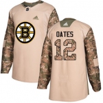 Adidas Bruins #12 Adam Oates Camo Authentic 2017 Veterans Day Stitched NHL Jersey