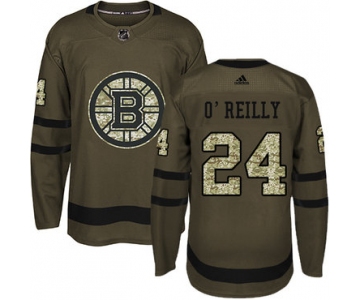 Adidas Bruins #24 Terry O'Reilly Green Salute to Service Stitched NHL Jersey