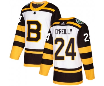 Adidas Bruins #24 Terry O'Reilly White Authentic 2019 Winter Classic Stitched NHL Jersey