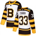 Adidas Bruins #33 Zdeno Chara White Authentic 2019 Winter Classic Stitched NHL Jersey