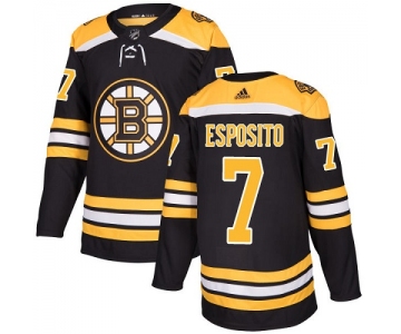 Adidas Bruins #7 Phil Esposito Black Home Authentic Stitched NHL Jersey