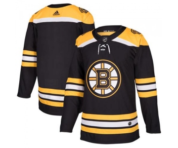 Adidas Bruins Blank Black Home Authentic Stitched NHL Jersey