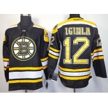 Boston Bruins #12 Jarome Iginla Black Jersey