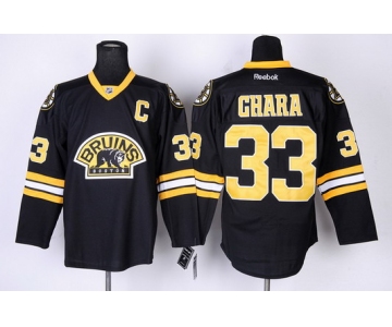 Boston Bruins #33 Zdeno Chara Black Third Jersey