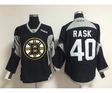 Boston Bruins #40 Tuukka Rask 2014 Training Black Jersey