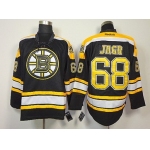 Boston Bruins #68 Jaromir Jagr Black Jersey