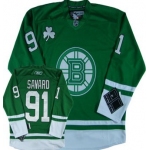 Boston Bruins #91 Marc Savard St. Patrick's Day Green Jersey