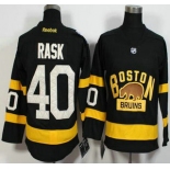 Men's Boston Bruins #40 Tuukka Rask Reebok Black 2016 Winter Classic Premier Jersey