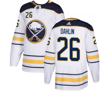 Adidas Buffalo Sabres #26 Rasmus Dahlin White Road Authentic Stitched NHL Jersey