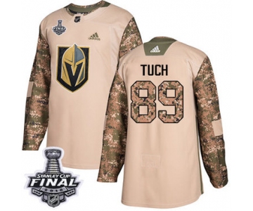 Adidas Golden Knights #89 Alex Tuch Camo Authentic 2017 Veterans Day 2018 Stanley Cup Final Stitched NHL Jersey