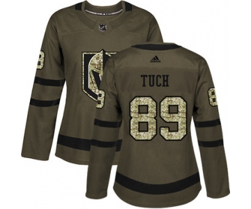 Adidas Vegas Golden Golden Knights #89 Alex Tuch Green Salute to Service Women's Stitched NHL Jersey