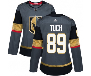 Adidas Vegas Golden Golden Knights #89 Alex Tuch Grey Home Authentic Women's Stitched NHL Jersey