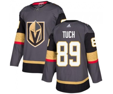 Adidas Vegas Golden Knights #89 Alex Tuch Grey Home Authentic Stitched NHL Jersey