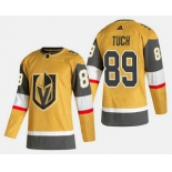 Men's Vegas Golden Knights #89 Alex Tuch Gold 2020-21 Alternate Stitched Adidas Jersey