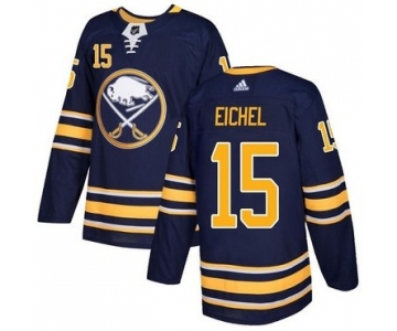 Adidas Sabres #15 Jack Eichel Navy Blue Home Authentic Stitched NHL Jersey
