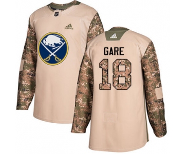 Adidas Sabres #18 Danny Gare Camo Authentic 2017 Veterans Day Stitched NHL Jersey