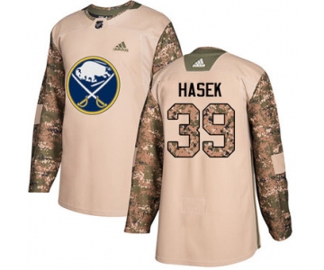 Adidas Sabres #39 Dominik Hasek Camo Authentic 2017 Veterans Day Stitched NHL Jersey