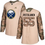 Adidas Sabres #55 Rasmus Ristolainen Camo Authentic 2017 Veterans Day Stitched NHL Jersey