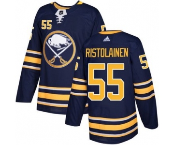 Adidas Sabres #55 Rasmus Ristolainen Navy Blue Home Authentic Stitched NHL Jersey