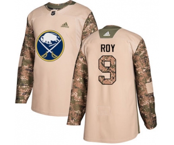 Adidas Sabres #9 Derek Roy Camo Authentic 2017 Veterans Day Stitched NHL Jersey