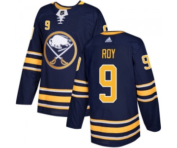 Adidas Sabres #9 Derek Roy Navy Blue Home Authentic Stitched NHL Jersey