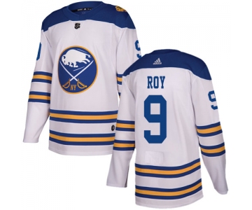 Adidas Sabres #9 Derek Roy White Authentic 2018 Winter Classic Stitched NHL Jersey