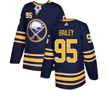 Adidas Sabres #95 Justin Bailey Navy Blue Home Authentic Stitched NHL Jersey