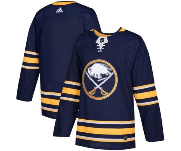 Adidas Sabres Blank Navy Blue Home Authentic Stitched NHL Jersey