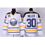 Buffalo Sabres #30 Ryan Miller White Jersey