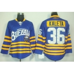 Buffalo Sabres #36 Patrick Kaleta Blue Third Jersey