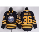 Buffalo Sabres #36 Patrick Kaleta Navy Blue Jersey
