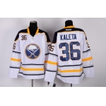 Buffalo Sabres #36 Patrick Kaleta White Jersey