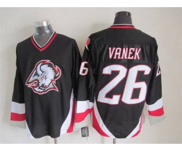 Men's Buffalo Sabres #26 Thomas Vanek 1996-97 Black CCM Vintage Throwback Jersey