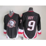 Men's Buffalo Sabres #9 Derek Roy 1996-97 Black CCM Vintage Throwback Jersey