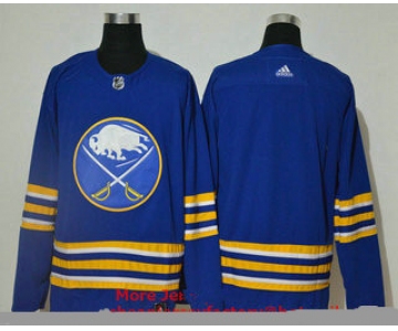 Men's Buffalo Sabres Blank Blue Adidas 2020-21 Alternate Authentic Player NHL Jersey