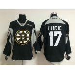 Boston Bruins #17 Milan Lucic 2014 Training Black Jersey