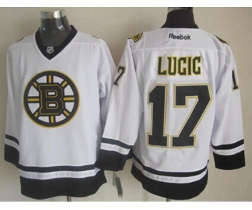 Boston Bruins #17 Milan Lucic 2014 White Jersey