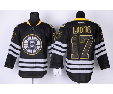 Boston Bruins #17 Milan Lucic Black Ice Jersey
