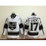 Men's Los Angeles Kings #17 Milan Lucic White Jersey