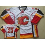 Calgary Flames #23 Sean Monahan White Jersey