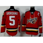 Calgary Flames #5 Mark Giordano 2014 Red Jersey