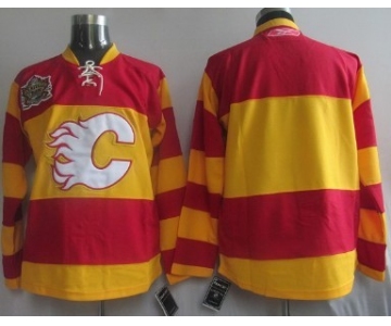 Calgary Flames Blank Red Third Jersey