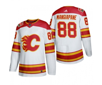 Men's Calgary Flames #88 Andrew Mangiapane Authentic 2019 Heritage Classic White Jersey