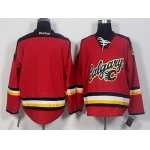 Men's Calgary Flames Blank Red 2016 Premier Alternate Jersey